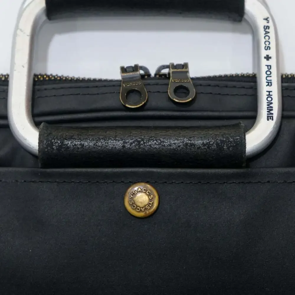 Y’s ACCS + POUR HOMME Black Briefcase Bag 🇯🇵
